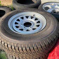 4 бр гуми с джанти чисто нови за джип пикап 139.7, снимка 1 - Гуми и джанти - 43323096