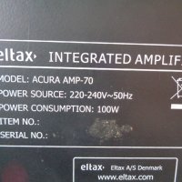 Продавам Eltax Acura AMP-70 Stereo Integrated Audio Amplifier, снимка 2 - Ресийвъри, усилватели, смесителни пултове - 40413141