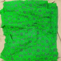 Продавам Зелен килим / покривало за легло  Ново, снимка 7 - Килими - 43126422
