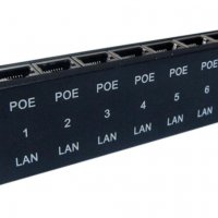 Poe HUB Splitter Injector 8Порта DC Мрежови Инжектор IP Камери NVR 8Портов Суич от които 8хПорта POE, снимка 4 - IP камери - 32772810