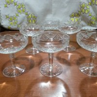 Кристални чаши , снимка 7 - Антикварни и старинни предмети - 43355597