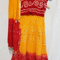 Ленга чоли традиционен комплект от Раджастан- ”Бандеж”, снимка 5 - Рокли - 21055632