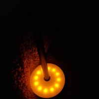 Лед лампа за маса / безжична - 3 режима на светене и регул. светлина, снимка 5 - Настолни лампи - 44001139