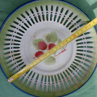 Стара емайлирана чиния 1957г, снимка 9 - Чинии - 36426923