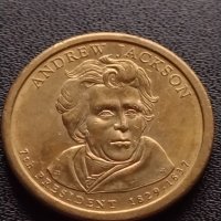 Възпоменателна монета 1 долар ANDREW JACKSON 7 президент на САЩ (1829-1837) за КОЛЕКЦИЯ 38025, снимка 1 - Нумизматика и бонистика - 40765452