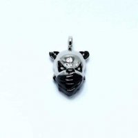Сребърен медальон панда /Panda, снимка 1 - Колиета, медальони, синджири - 27881241