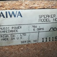 AIWA SX-Z92 2X70W/6ohm-MADE IN UK 1309221434L, снимка 16 - Тонколони - 37989875