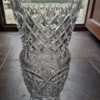 голяма кристална ваза , снимка 1 - Вази - 44933762