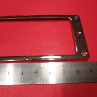 Хром метални рамки за humbuckers с винтчета за поставяне, снимка 4 - Китари - 43997246