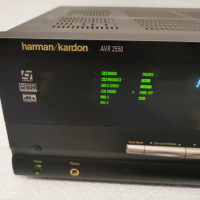 5+1-канален Усилвател HARMAN KARDON AVR 2550 2 x 110w с дистанционно домашно кино, снимка 2 - Ресийвъри, усилватели, смесителни пултове - 44876222