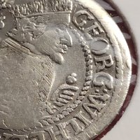 Сребърна монета 1/4 талер 1624г. Георг Вилхелм Кьониксберг Източна Прусия 14959, снимка 4 - Нумизматика и бонистика - 43001017