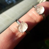 2 пръстена с планински кристал , снимка 3 - Пръстени - 43584341