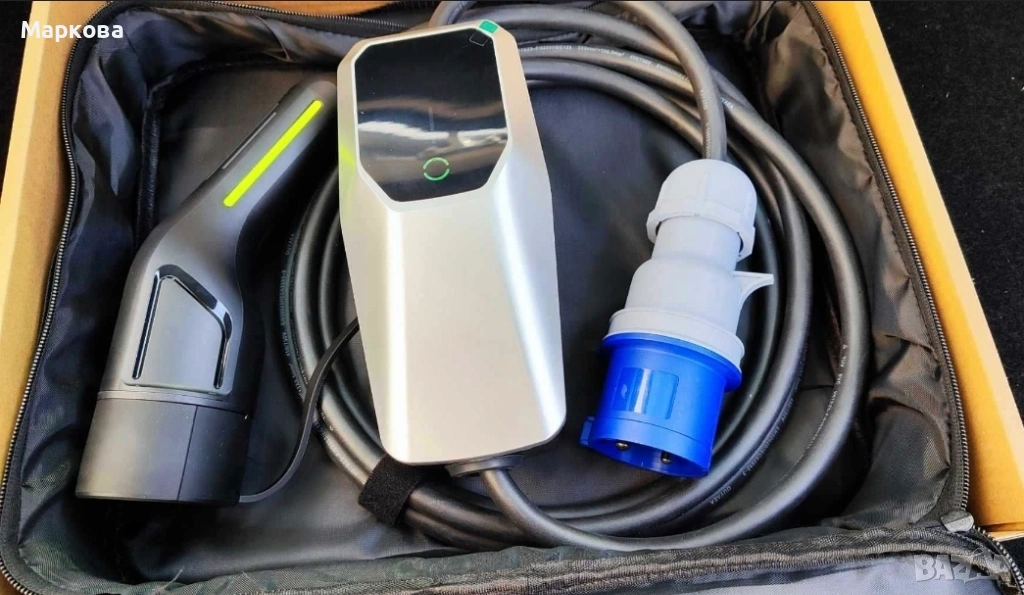 Зарядна станция за Електрически автомобил Type 2 -Шуко домашен контакт, снимка 1