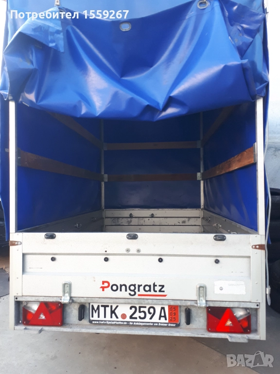 Ремарке. С брезент ново2019 г, снимка 1