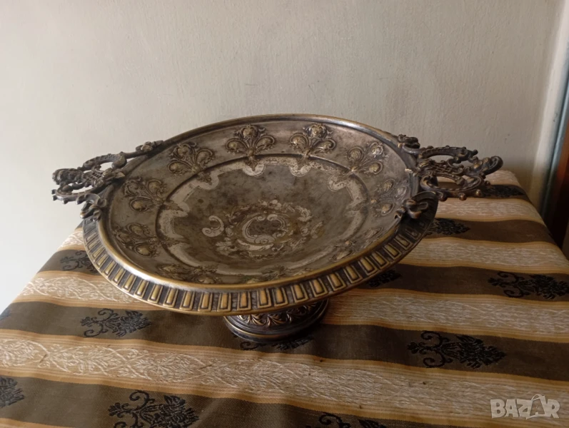 Стара купа,фруктиера арт деко, снимка 1