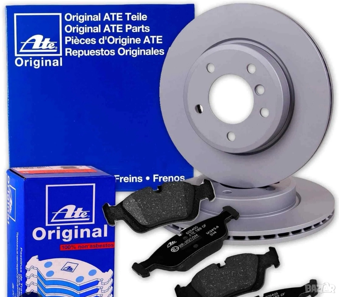 Audi A6 C7 3.0tdi дискове и накладки предни ATE, снимка 1