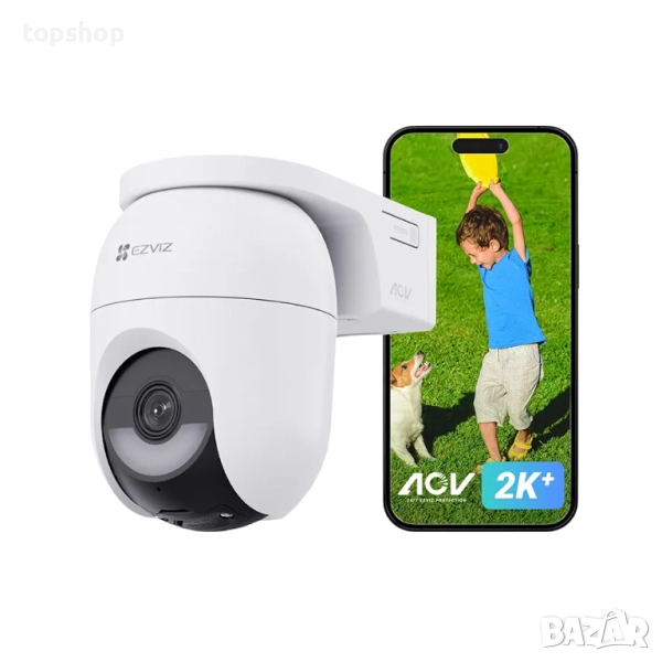 Чисто нова EZVIZ 2K+ Батерийна камера 24/7 Записване с по-ниска консумация на енергия, AOV ..., снимка 1