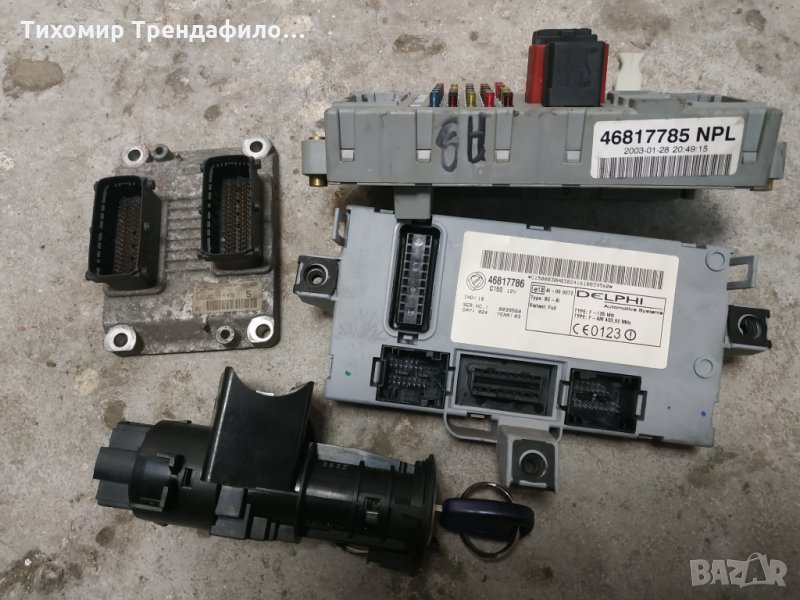 Bcm fiat punto 0 261 207 901,46817786,46817785 централна електрика фиат пунто 2003, снимка 1