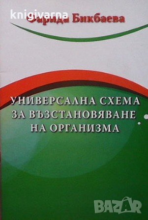 Универсална схема за възстановяване на организма Фарида Бикбаева, снимка 1