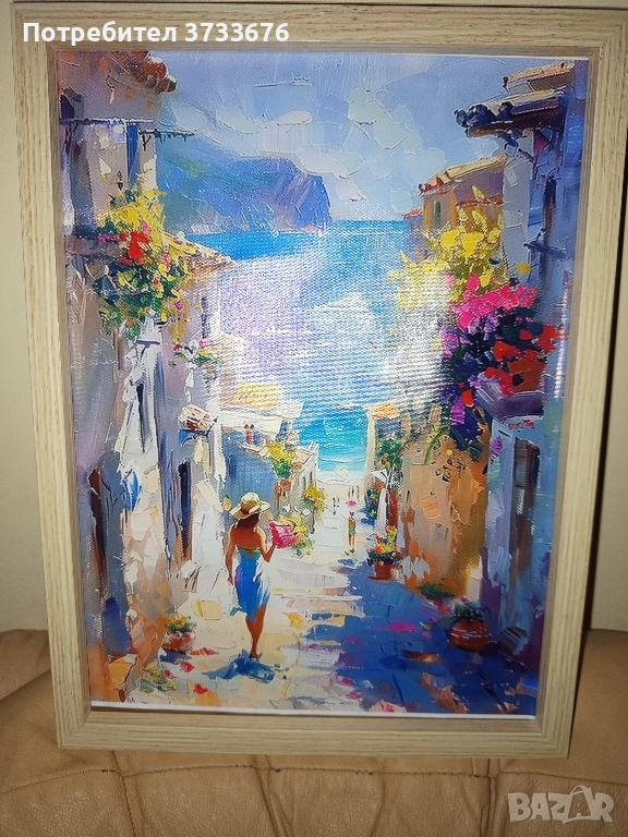 Картина,художествено копиране върху канава., снимка 1