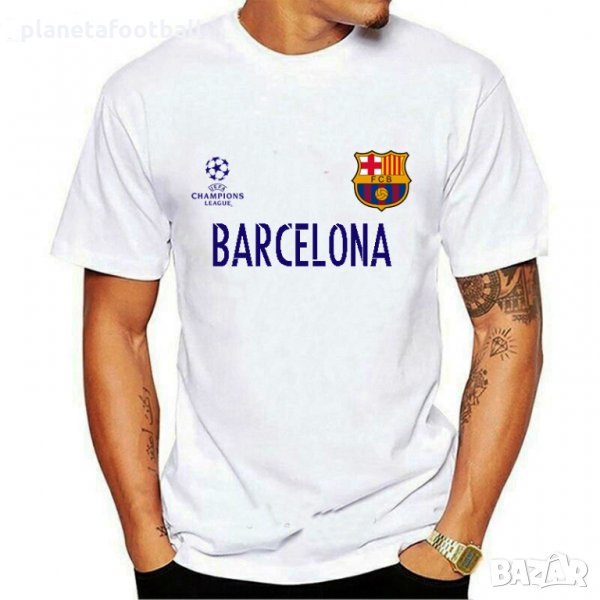 ФЕН ТЕНИСКА НА БАРСЕЛОНА С ИМЕ И НОМЕР! ФУТБОЛНИ ТЕНИСКИ BARCELONA!, снимка 1