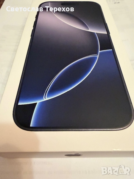 Продавам телефон-iPhone 16pro-256GB Bleack TITANIUM - НОВ, снимка 1