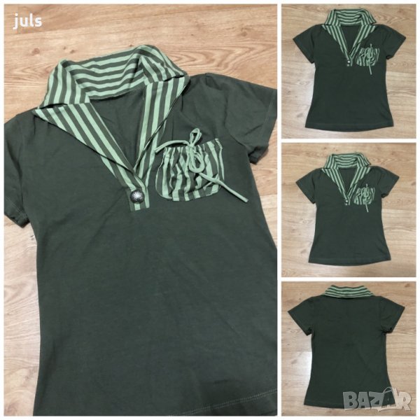 Елегантна блузка с къс ръкав, снимка 1