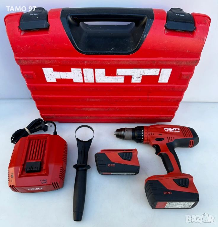 Hilti SF 8M-A22 - Мощен четерискоростен винтоверт 2x22V 5.2Ah, снимка 1