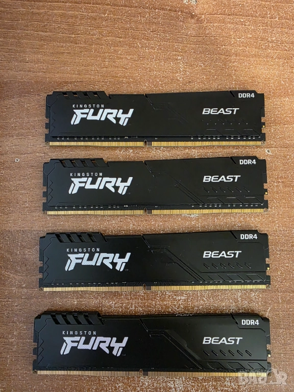 Kingston Fury Beast 64GB DDR4 3200MHz (4x16GB), снимка 1