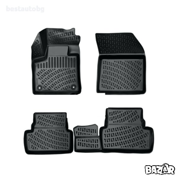 3D Автомобилни гумени стелки GMAX тип леген за Citroen C5 (2008-2017), снимка 1
