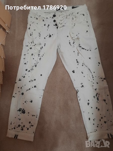 Бели дънки Guess Vanille Relaxed Low, снимка 1