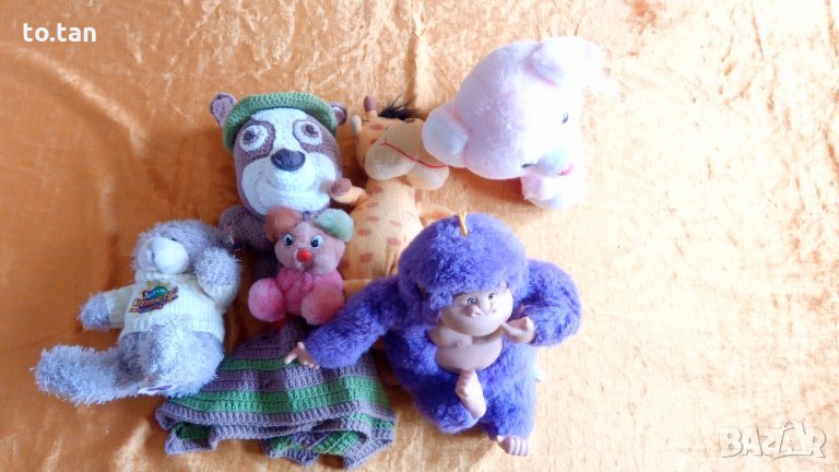 Стари плюшени играчки, снимка 1