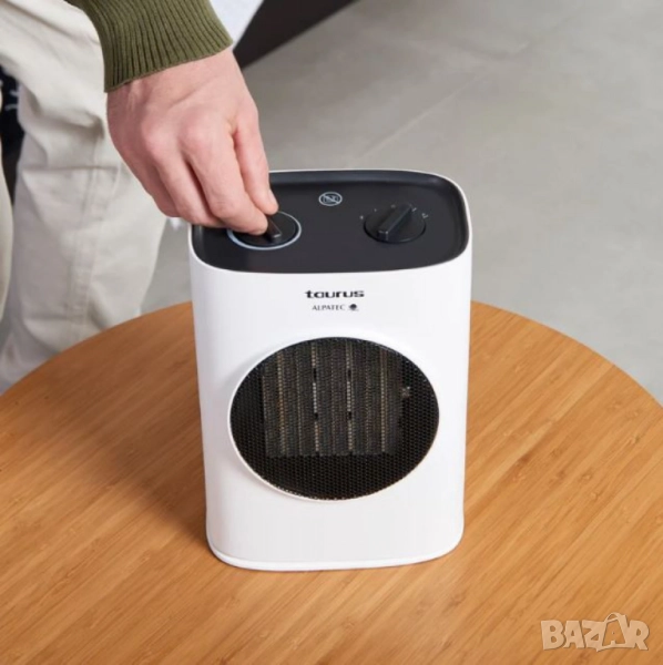 Керамичен отоплител Taurus Tropicano 7CR – 1500W, PTC технология, осцилация, защита от падане, снимка 1