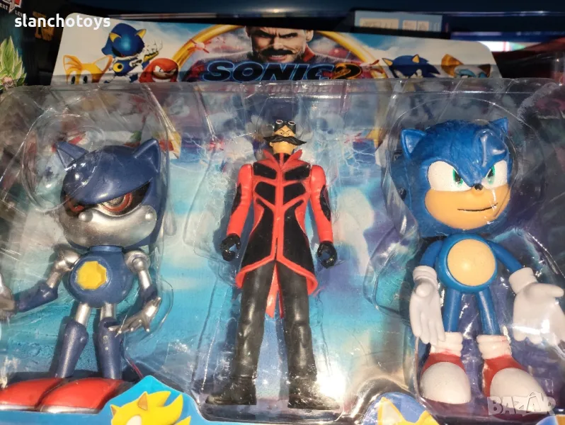 Фигурки за игра или торта Супер Соник, снимка 1
