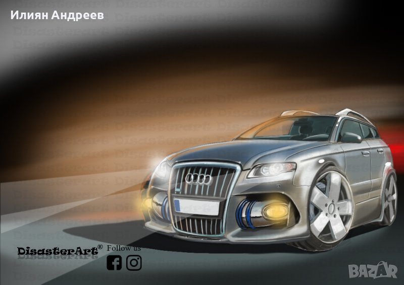 Карикатури на автомобили- рисувани, снимка 1