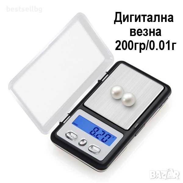 Електронна златарска везна мини 0.01 до 200г бижутерска за злато храна, снимка 1