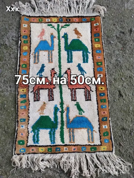 Ръчно тъкана вълнена пътека.Декорация за ценители., снимка 1