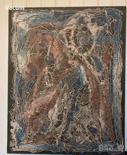 НИКОЛА ЕНЕВ акрил/платно 92/73, снимка 1