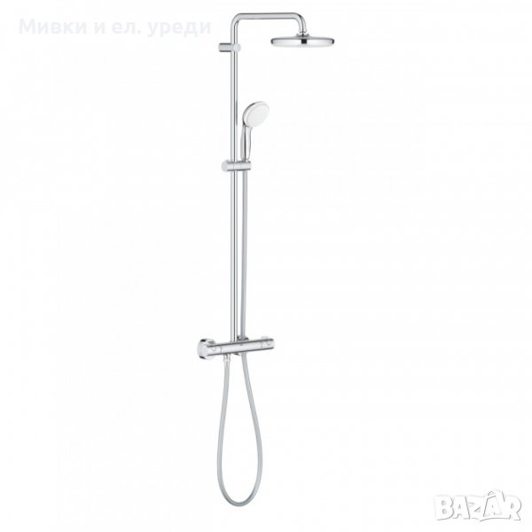 ДУШ СИСТЕМА С ТЕРМОСТАТ GROHE BAUCLASSIC 210 , снимка 1