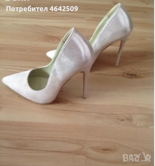 Стилни дамски елегантни обувки на ток, снимка 1