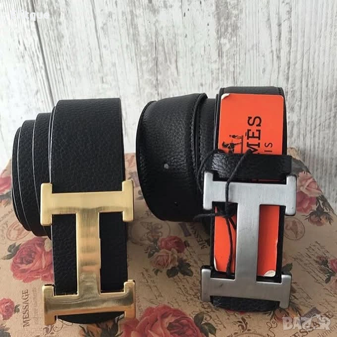 колани от естествена кожа в кутия hermes , снимка 1