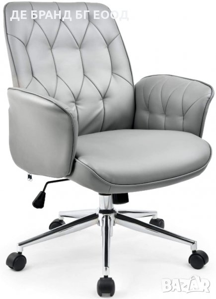 Кожен офис стол тип кресло UMI DE-UM 185, снимка 1