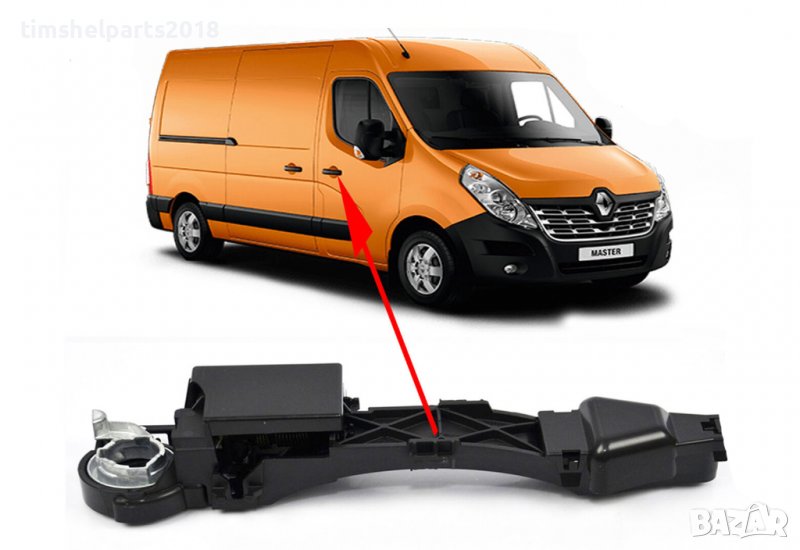 Държач дръжка на вратата за Renault Master 3 Opel Movano Trafic III Opel Vivaro, снимка 1