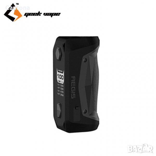 Вейп Geekvape Aegis Solo 100W TC Box Mod, Black - Body, снимка 1