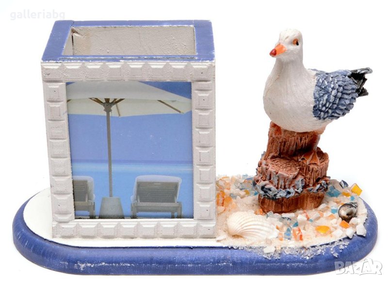 Морски моливник с чайка , снимка 1