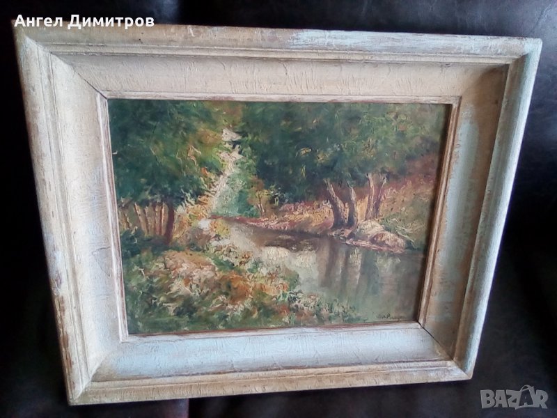 Стара маслена картина, снимка 1