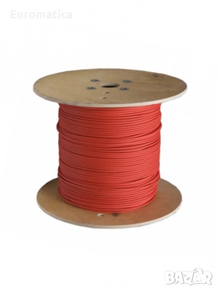 4 mm соларен кабел с UV защита - червен, на метър, снимка 1