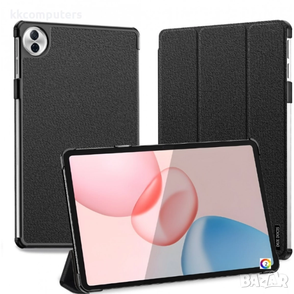 DUX DUCIS Калъф за Pad 10 | Протектор | PU +TPU Stand, Auto Wake/Sleep |Цвят: Черен, Тъмносин, снимка 1