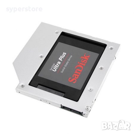 Преобразувател от DVD към SATA HDD 12.5mm за лаптоп Orico L127SS SATAIII до 6 Gbps, снимка 1