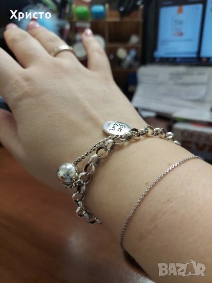 Сребърнa гривна за жена - 925, снимка 1